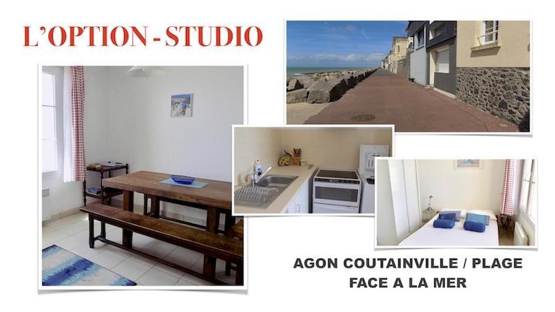 Studio Option face à la mer Agon-Coutainville Extérieur photo
